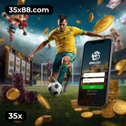 Identidade visual e vitrine de ofertas da plataforma 35x